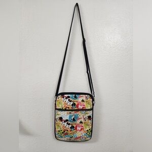 Mickey Mouse Disney Parks Exclusive Classic Collage Pat-tern Crossbody purse